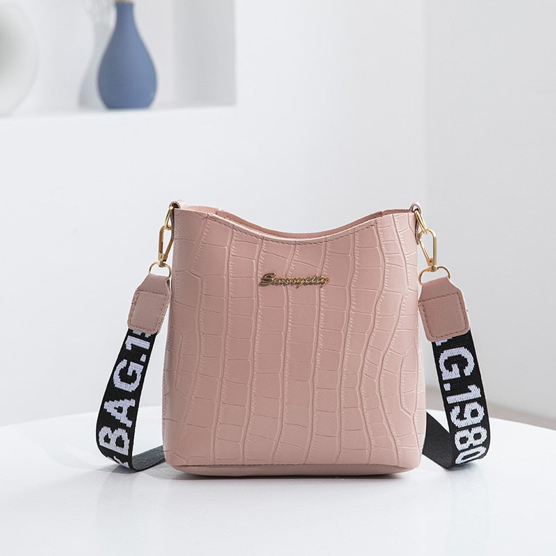 Jaunty Umhängetasche Damen Mini Crossbody Eimer Handtasche